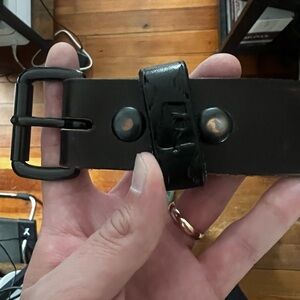 Ewing Dry Goods Minimalist Belt Size 34 - Brown English Bridle Leather